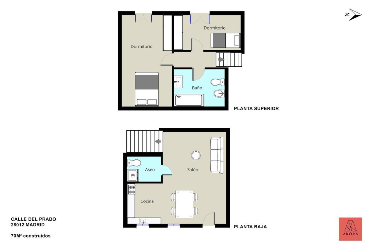 Amazing apartment in Huertas Madrid Buitenkant foto
